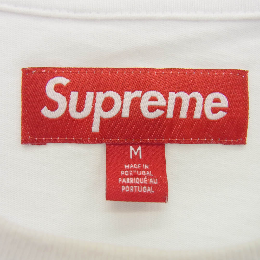 Supreme シュプリーム 23AW Small Box L/S Tee スモール ボックス ロゴ 長袖 Tシャツ ホワイト系 M【中古】