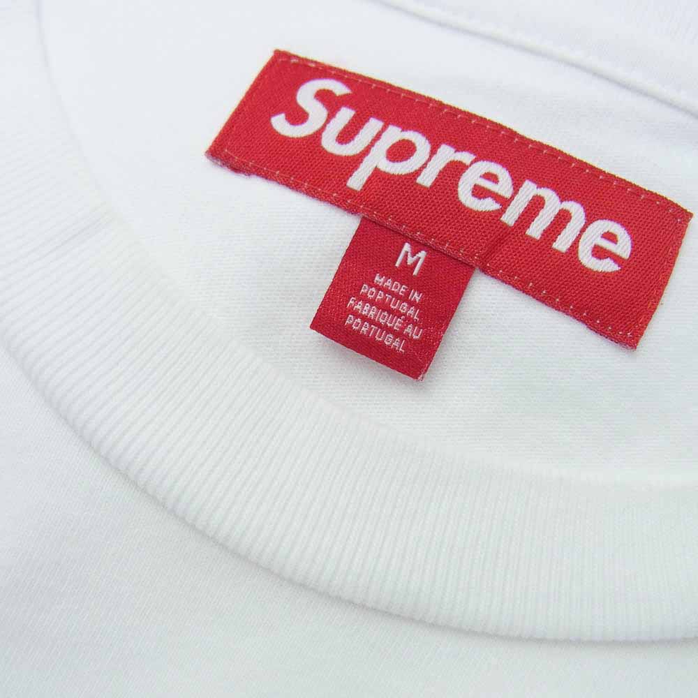 Supreme シュプリーム 23AW Small Box L/S Tee スモール ボックス ロゴ 長袖 Tシャツ ホワイト系 M【中古】