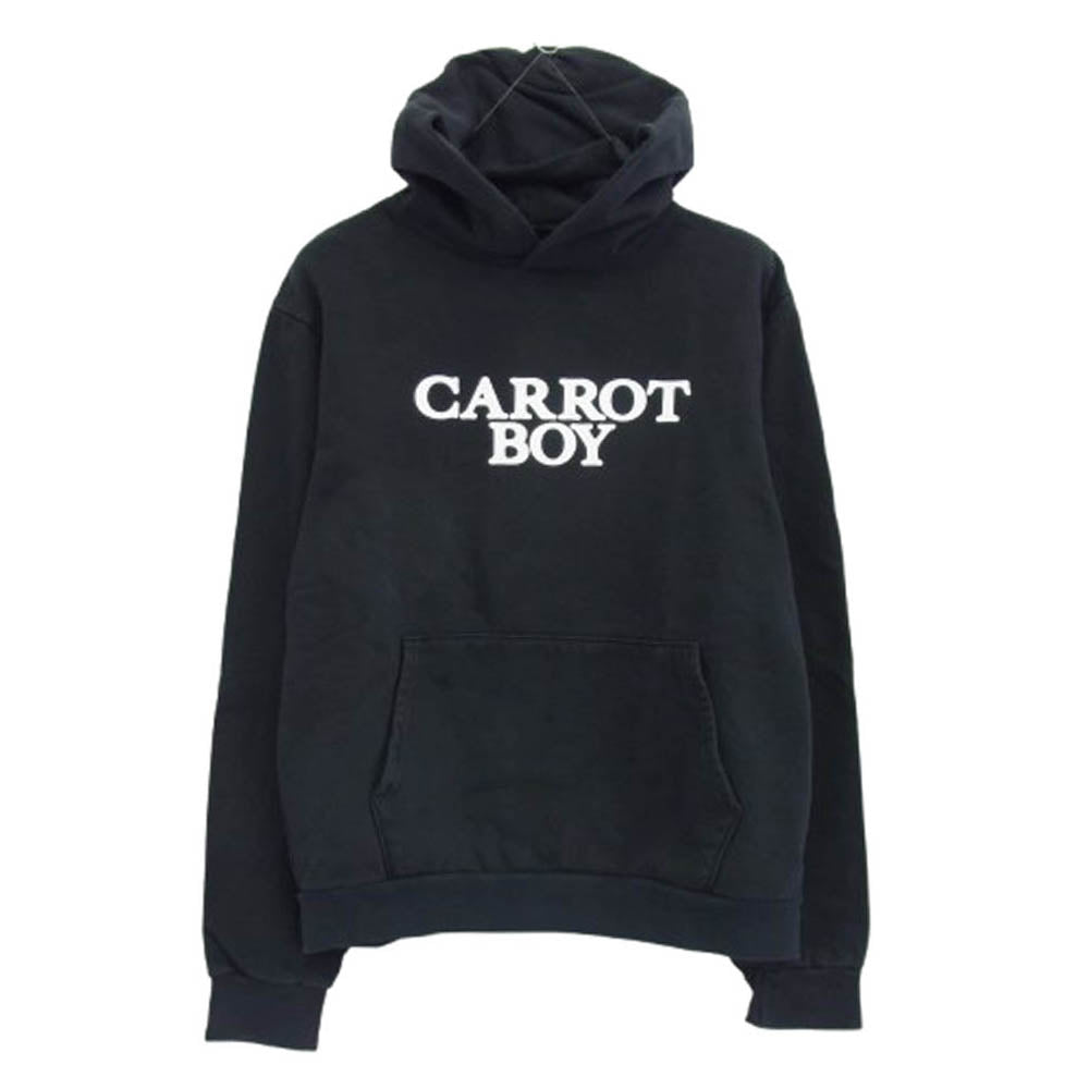 キャロットボーイ wested youth HOODY プルオーバー パーカー ブラック系 XL【中古】