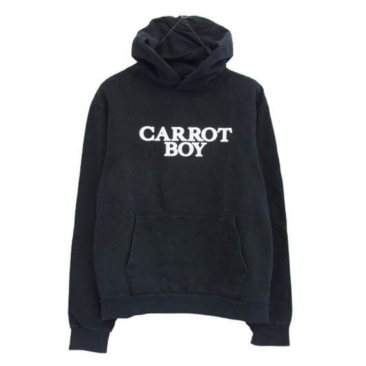 キャロットボーイ wested youth HOODY プルオーバー パーカー ブラック系 XL【中古】