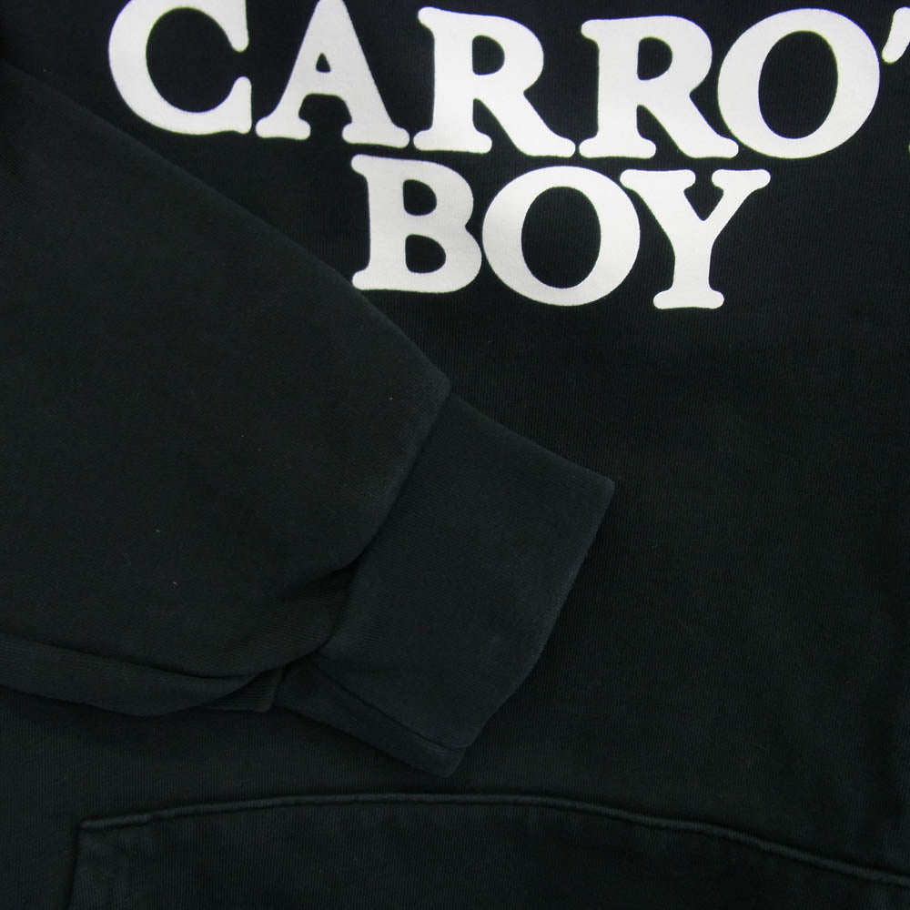 キャロットボーイ wested youth HOODY プルオーバー パーカー ブラック系 XL【中古】