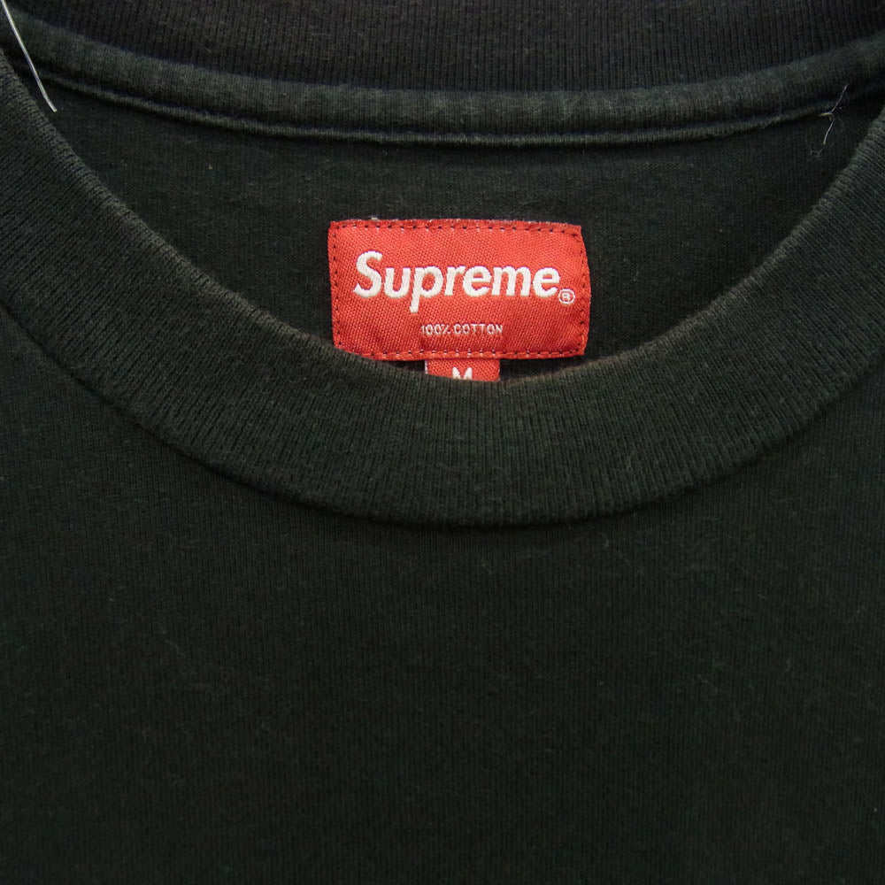 Supreme シュプリーム 19AW Cat L/S Pocket Tee キャット ポケット 長袖 Tシャツ ブラック系 M【中古】