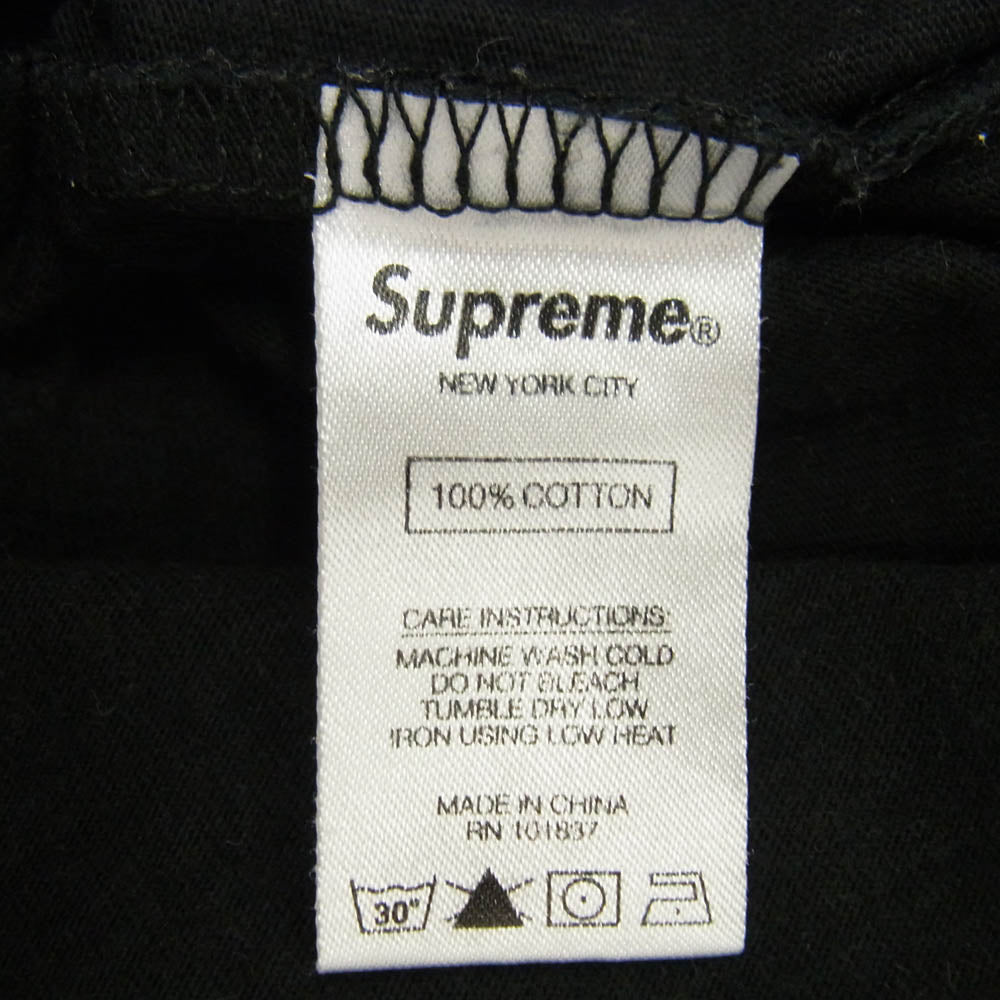 Supreme シュプリーム 19AW Cat L/S Pocket Tee キャット ポケット 長袖 Tシャツ ブラック系 M【中古】