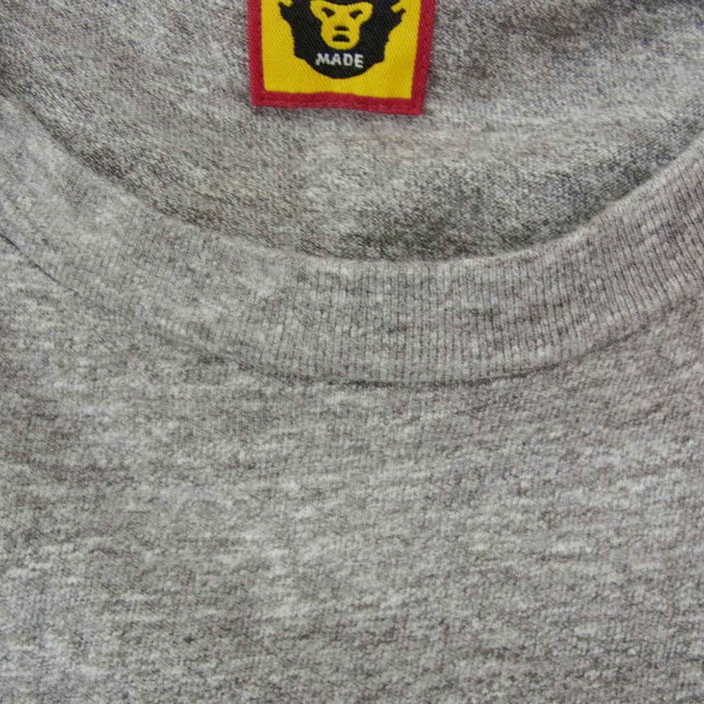 HUMAN MADE ヒューマンメイド × GirlsDon'tCry ガールズドントクライ 長袖 Tシャツ カットソー ロングスリーブ グレー系 L【中古】
