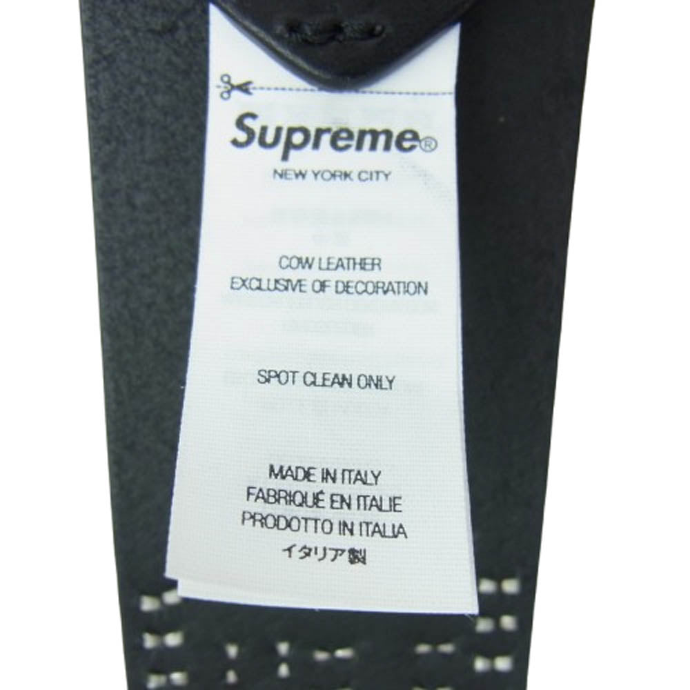 Supreme シュプリーム 23SS × HTC STUDDED BELT BLACK スタッズ ベルト ブラック系【中古】