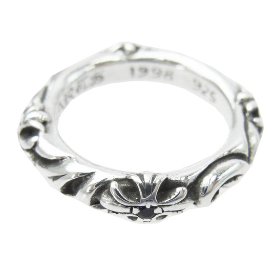 CHROME HEARTS クロムハーツ（原本無） SBT BAND SBTバンド リング アフター4Pサファイア シルバー系 15.5号【中古】