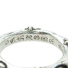 CHROME HEARTS クロムハーツ（原本無） SBT BAND SBTバンド リング アフター4Pサファイア シルバー系 15.5号【中古】