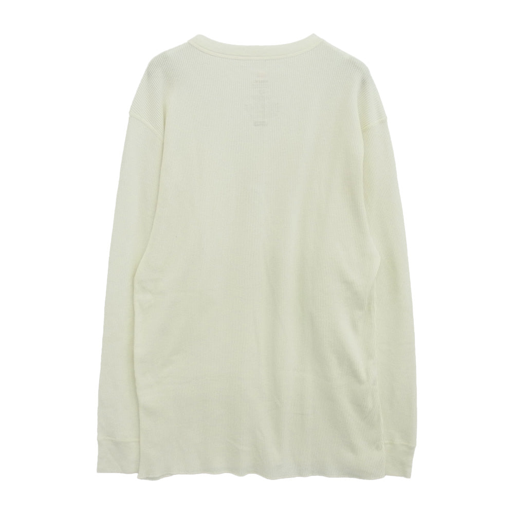Supreme シュプリーム Hanes Thermal Crew ヘインズ サーマル クルーネック 長袖 Tシャツ ホワイト系 XL【中古】