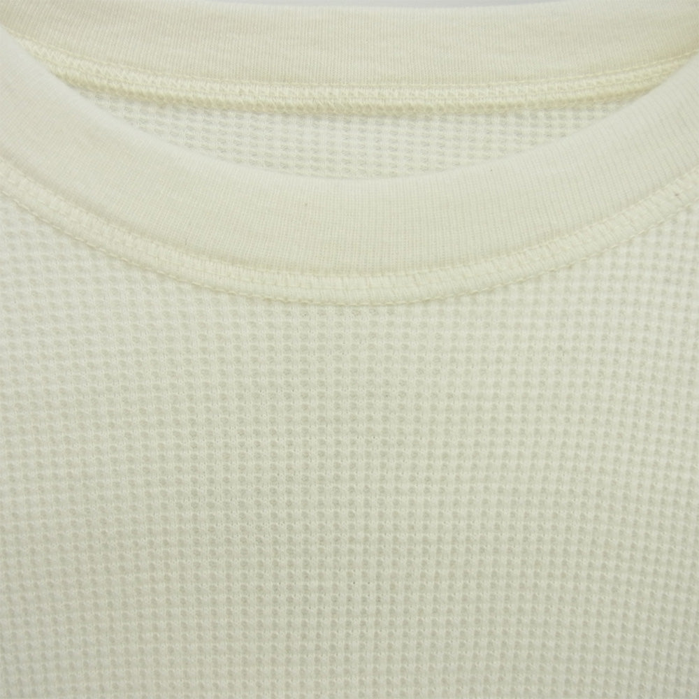 Supreme シュプリーム Hanes Thermal Crew ヘインズ サーマル クルーネック 長袖 Tシャツ ホワイト系 XL【中古】