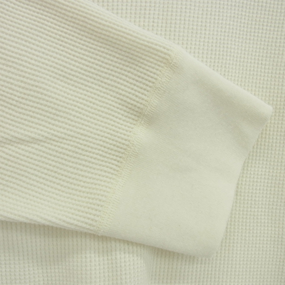 Supreme シュプリーム Hanes Thermal Crew ヘインズ サーマル クルーネック 長袖 Tシャツ ホワイト系 XL【中古】