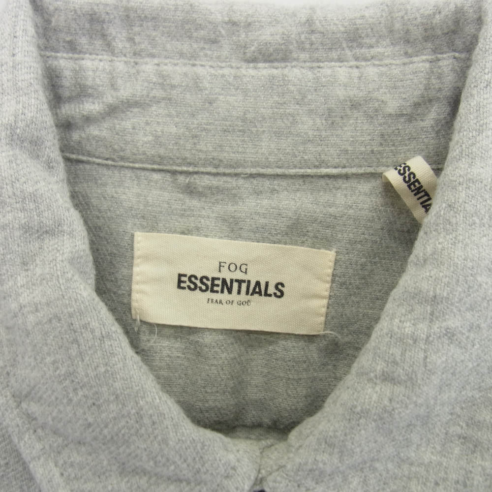 FEAR OF GOD フィアオブゴッド コットン 長袖シャツ グレー系 S【中古】