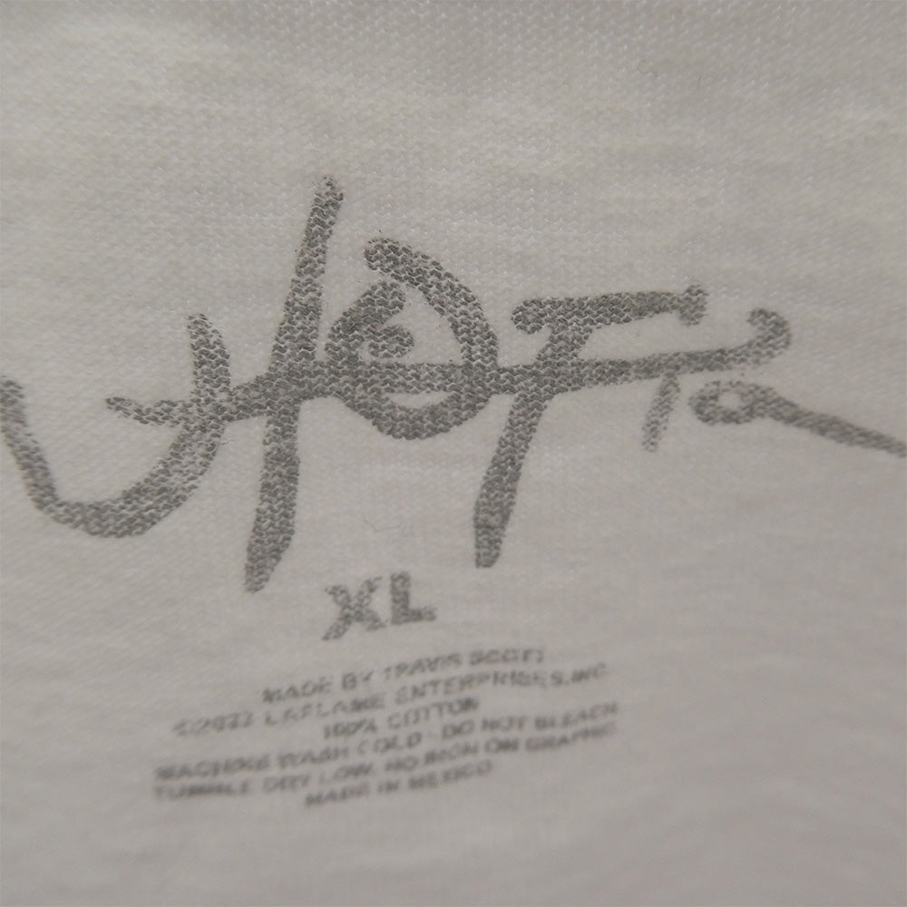 トラヴィススコット Utopia Fe!N Long L/S Tee ユートピア フィン ロングスリーブカットソー 長袖 Tシャツ ホワイト系 XL【中古】