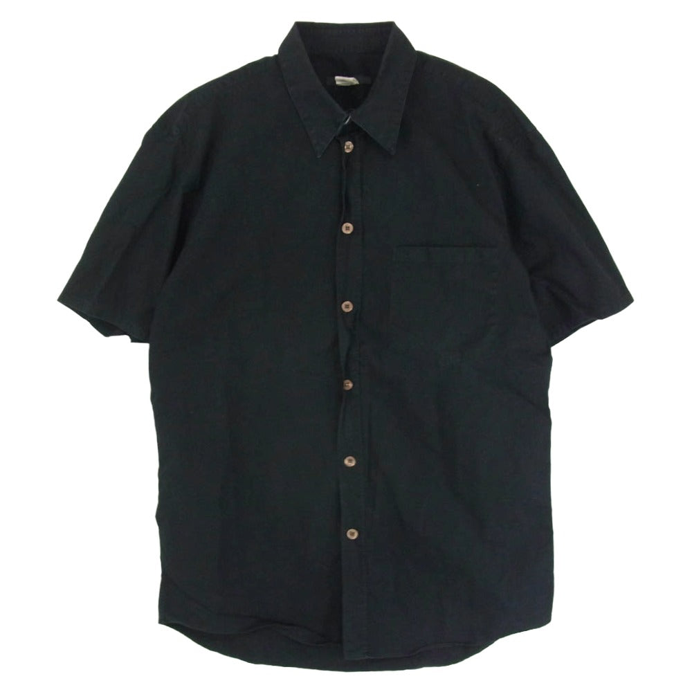 HELMUT LANG ヘルムートラング 90s archive 本人期 アーカイブ 半袖 シャツ ブラック系 40【中古】