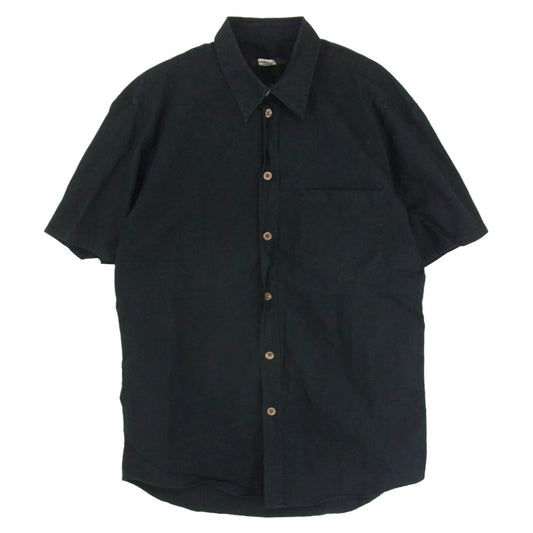 HELMUT LANG ヘルムートラング 90s archive 本人期 アーカイブ 半袖 シャツ ブラック系 40【中古】