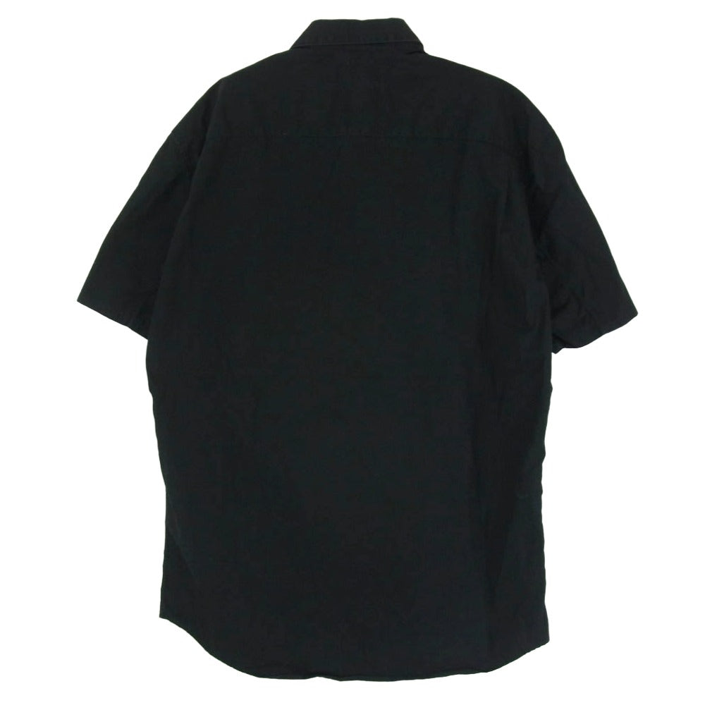 HELMUT LANG ヘルムートラング 90s archive 本人期 アーカイブ 半袖 シャツ ブラック系 40【中古】