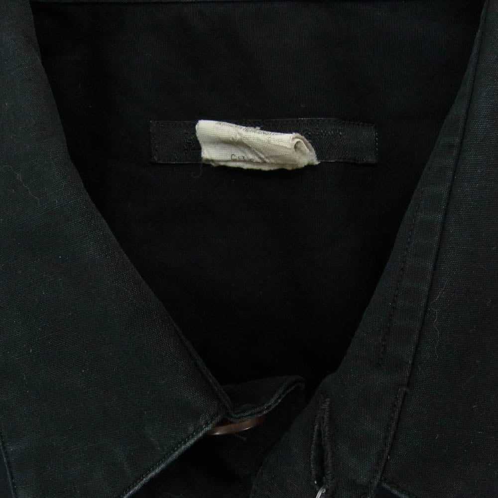 HELMUT LANG ヘルムートラング 90s archive 本人期 アーカイブ 半袖 シャツ ブラック系 40【中古】