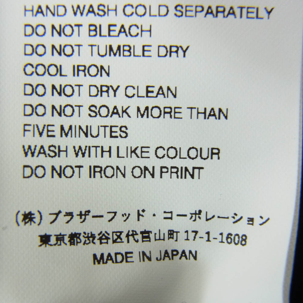 WIND AND SEA ウィンダンシー 22SS WAS-0475 WILDSIDE YOHJI YAMAMOTO MONOGRAM PRINT T-SHIRT ワイルドサイド ヨウジヤマモト モノグラム プリント 半袖 Tシャツ ブラック系 3【中古】