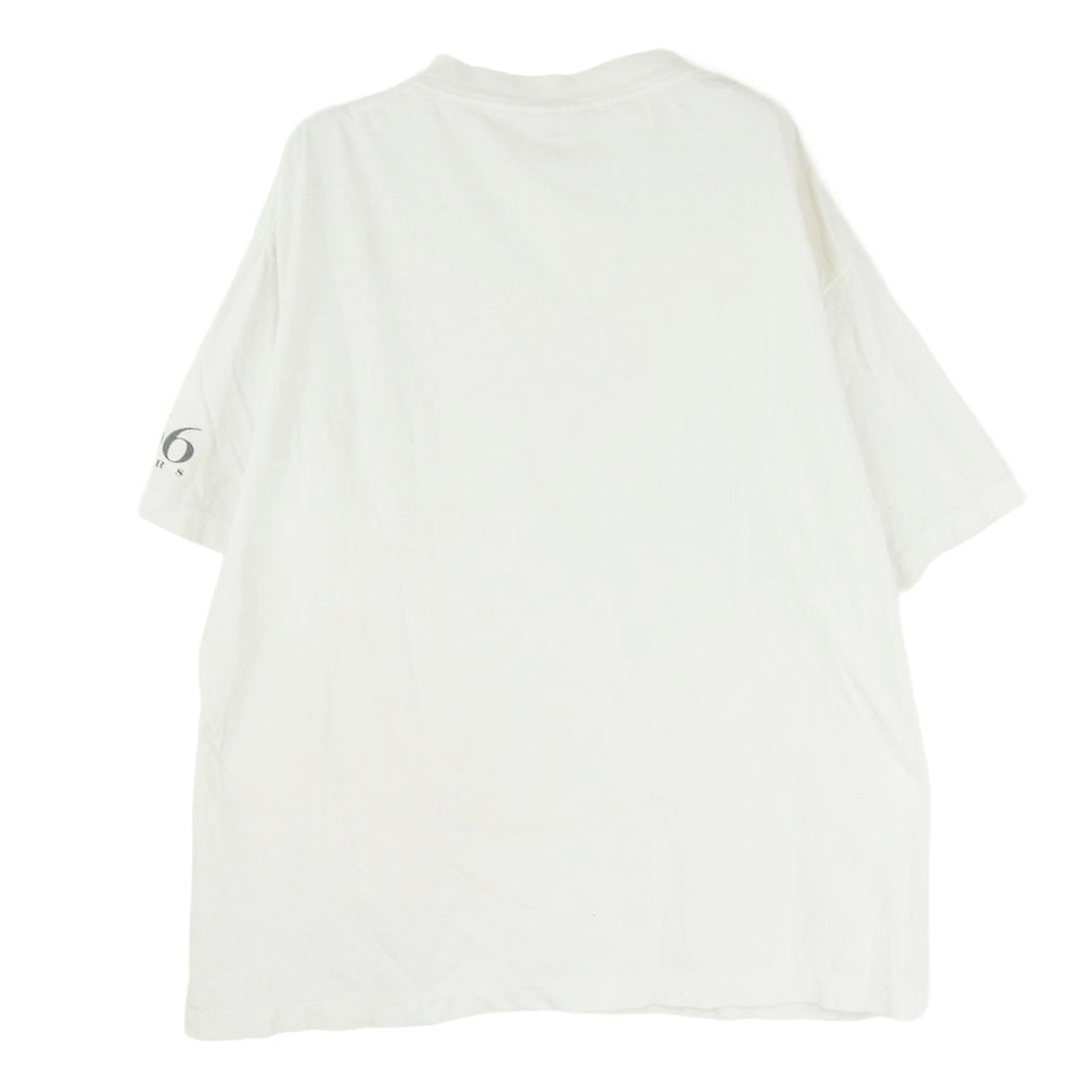 SAINT MICHAEL セントマイケル 24AW SM-YS1-0000-007 SS TEE RAINBOW USED 加工 半袖 Tシャツ ホワイト系 L【中古】