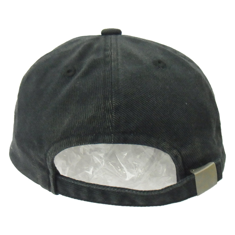 SAINT MICHAEL セントマイケル 25SS SM-HR8-0000-079 SAINT 6PANEL CAP キャップ USED 加工 ロゴワッペン 6パネル キャップ ブラック系 OS【中古】