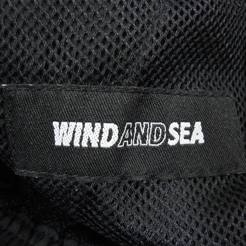 WIND AND SEA ウィンダンシー WDS-O-SPST-24-Q4-SU-01 Piping Track Pants トラック パンツ ブラック系 ブルー系 L【中古】