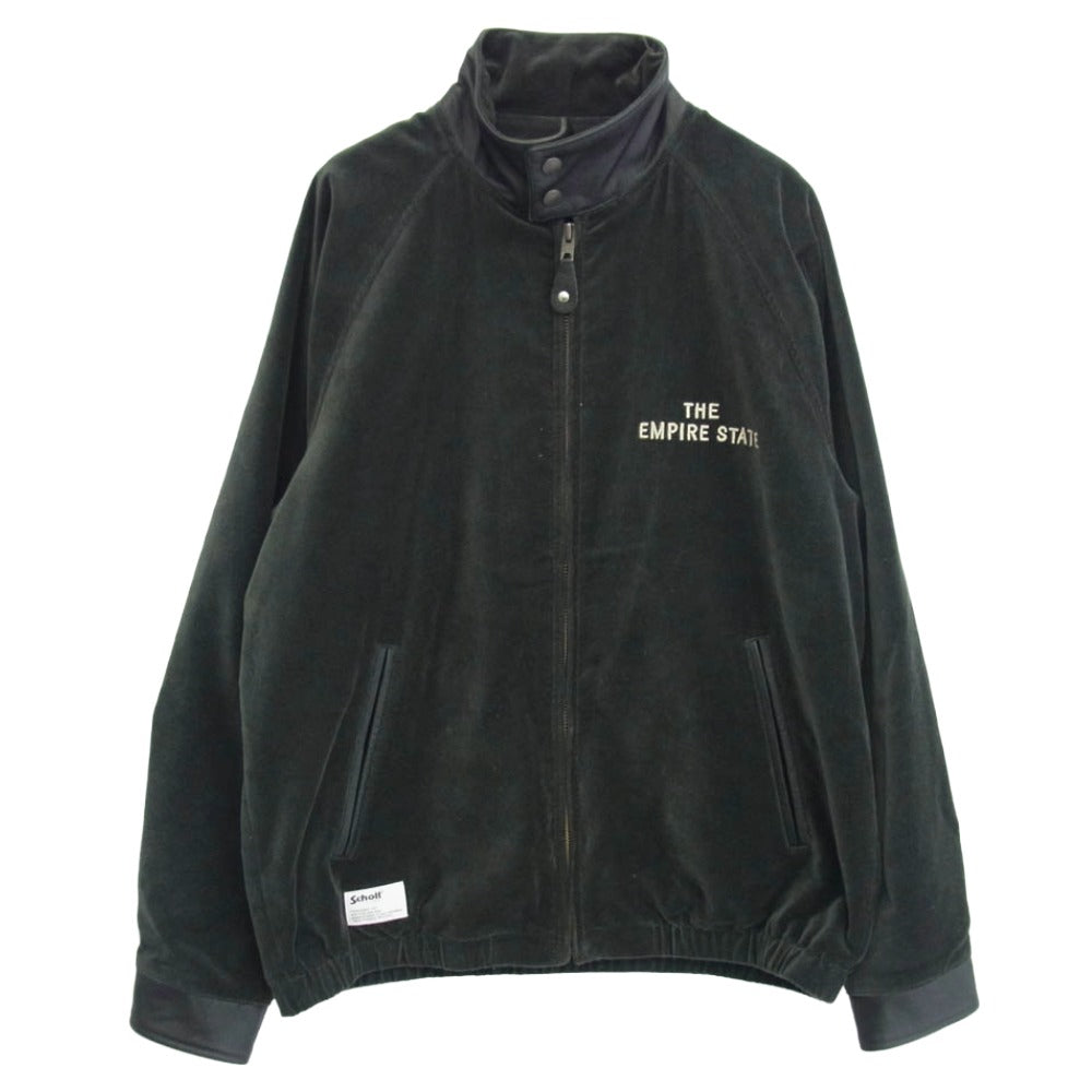schott ショット 782-3252015 THE EMPIRE STATE スウィングトップ ベトジャン 別珍 ブルゾン ブラック系 L【中古】