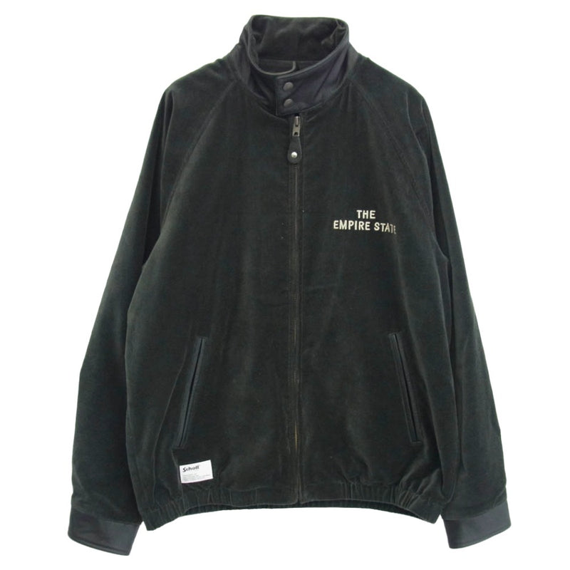 schott ショット 782-3252015 THE EMPIRE STATE スウィングトップ ベトジャン 別珍 ブルゾン ブラック系 L【中古】