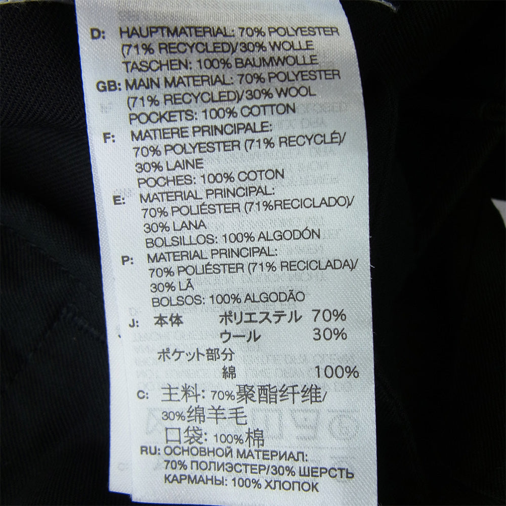 Y-3 Yohji Yamamoto ワイスリー ヨウジヤマモト IW7455 × adidas REF WO PANTS アディダス リファインド ウール ワイド パンツ ブラック系 M【中古】