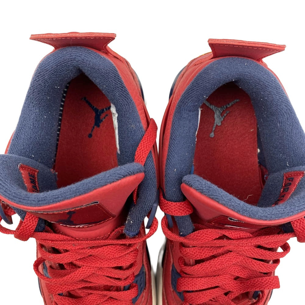 NIKE AIR JORDAN ナイキ ジョーダン CI1184-617 Air Jordan 4 Retro SE FIBA AJ4エアジョーダン フィバ スニーカー レッド系 27cm【中古】