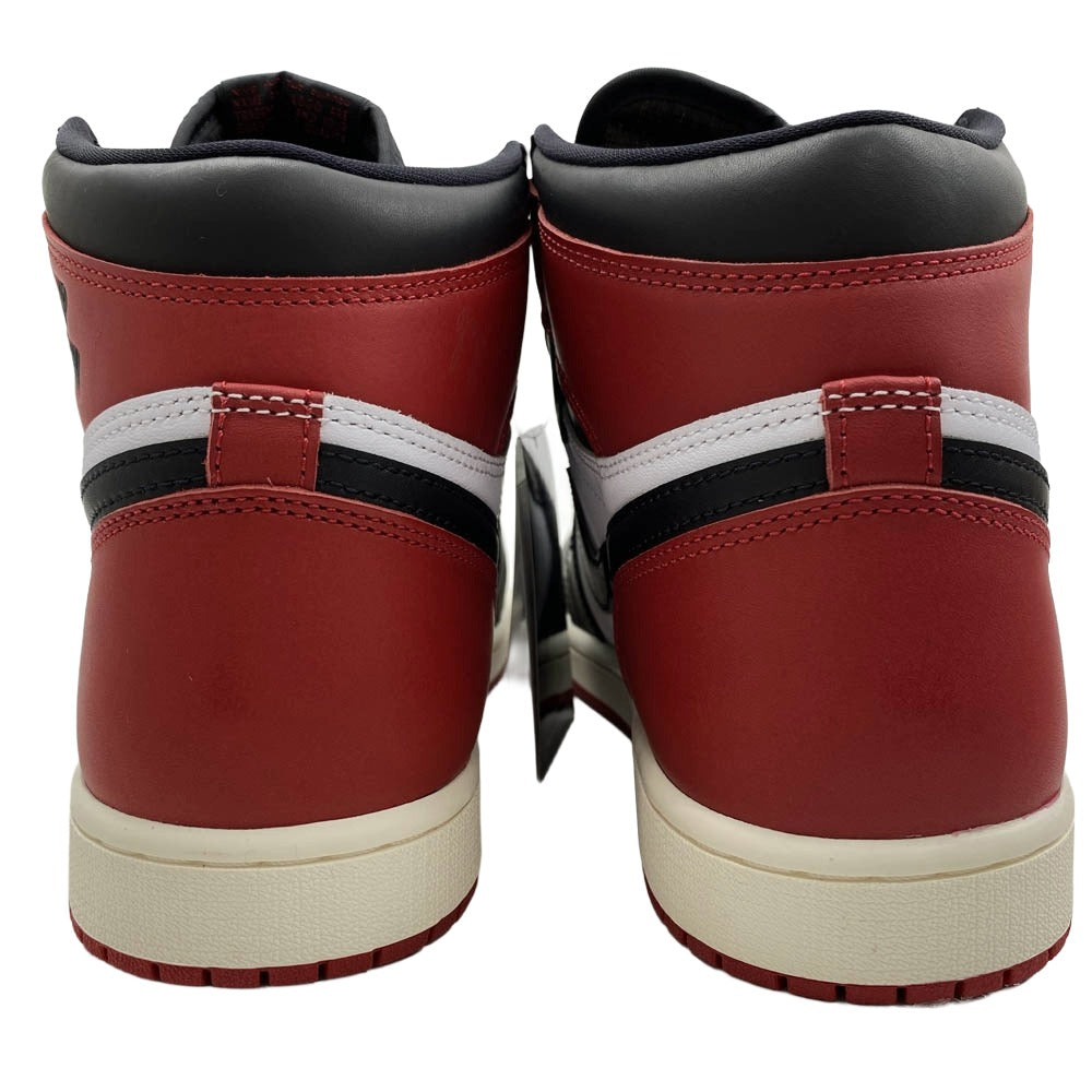 NIKE AIR JORDAN ナイキ ジョーダン DZ5485-106 Air Jordan 1 Retro High OG Black Toe Reimagined AJ1 エアジョーダン ハイ ブラックトゥリイマジンド スニーカー ブラック系 レッド系 28cm【極上美品】【中古】