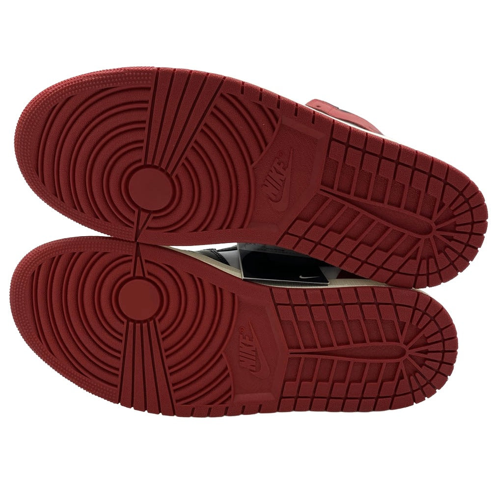 NIKE AIR JORDAN ナイキ ジョーダン DZ5485-106 Air Jordan 1 Retro High OG Black Toe Reimagined AJ1 エアジョーダン ハイ ブラックトゥリイマジンド スニーカー ブラック系 レッド系 28cm【極上美品】【中古】