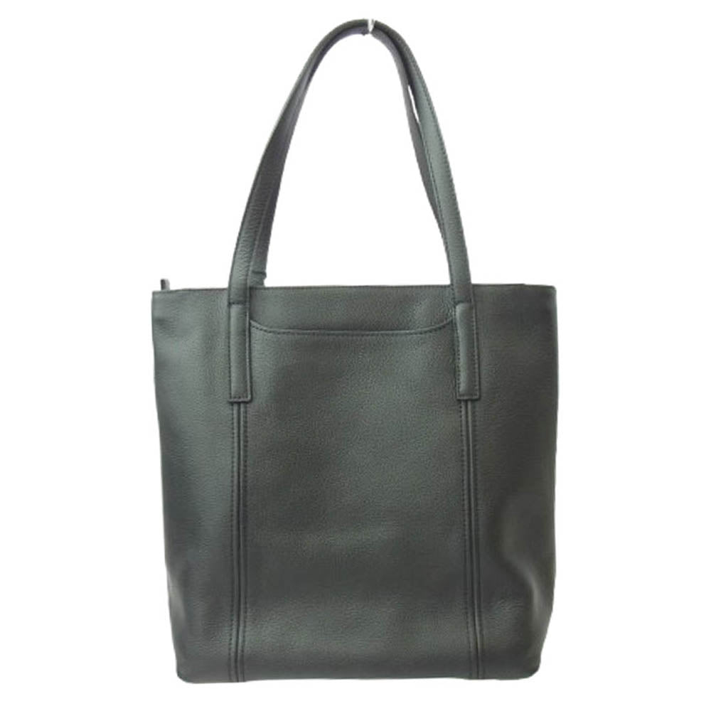 aniary アニアリ 07-02012 Shrink Leather シュリンクレザー トートバッグ ブラック系【極上美品】【中古】