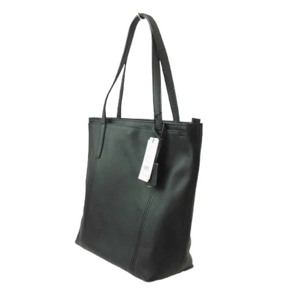 aniary アニアリ 07-02012 Shrink Leather シュリンクレザー トートバッグ ブラック系【極上美品】【中古】