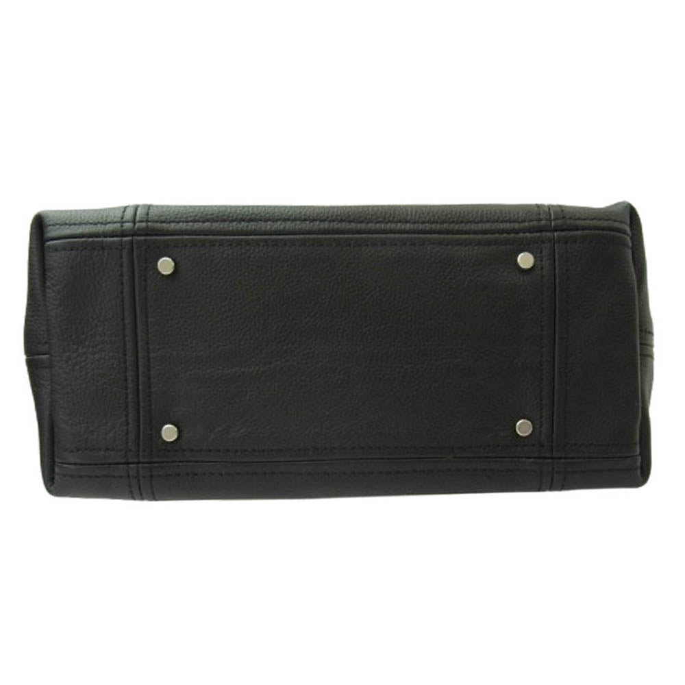 aniary アニアリ 07-02012 Shrink Leather シュリンクレザー トートバッグ ブラック系【極上美品】【中古】