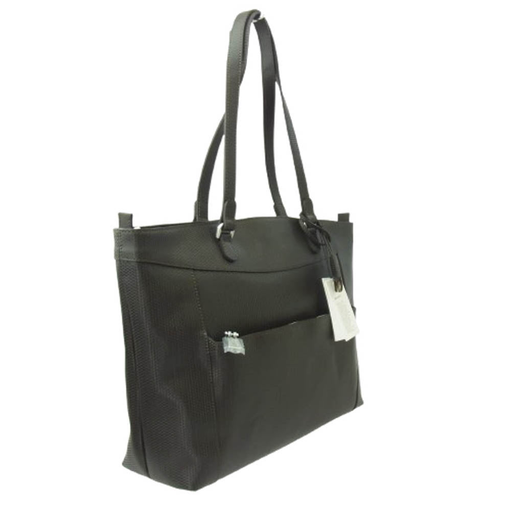 aniary アニアリ 34-02000 G-Film Leather ジーフィルムレザー トートバッグ ダークブラウン系【極上美品】【中古】