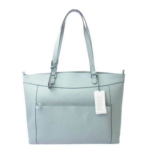 アニアリ 34-02000 G-Film Leather ジーフィルムレザー トートバッグ グレー系【極上美品】【中古】