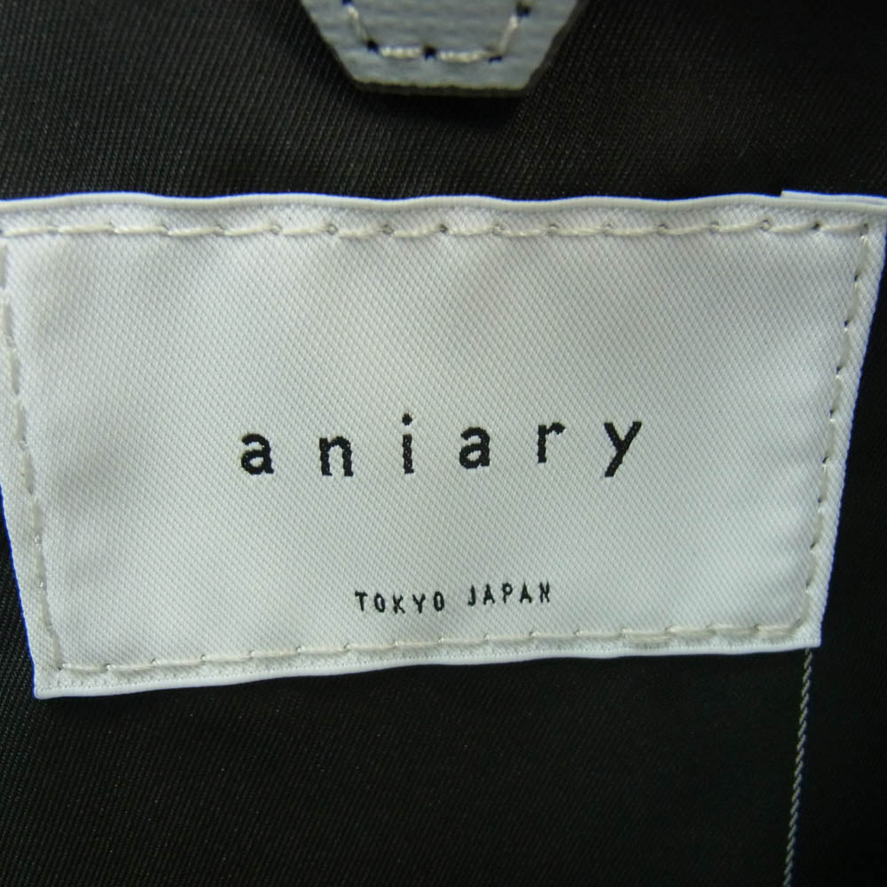 アニアリ 34-02000 G-Film Leather ジーフィルムレザー トートバッグ グレー系【極上美品】【中古】