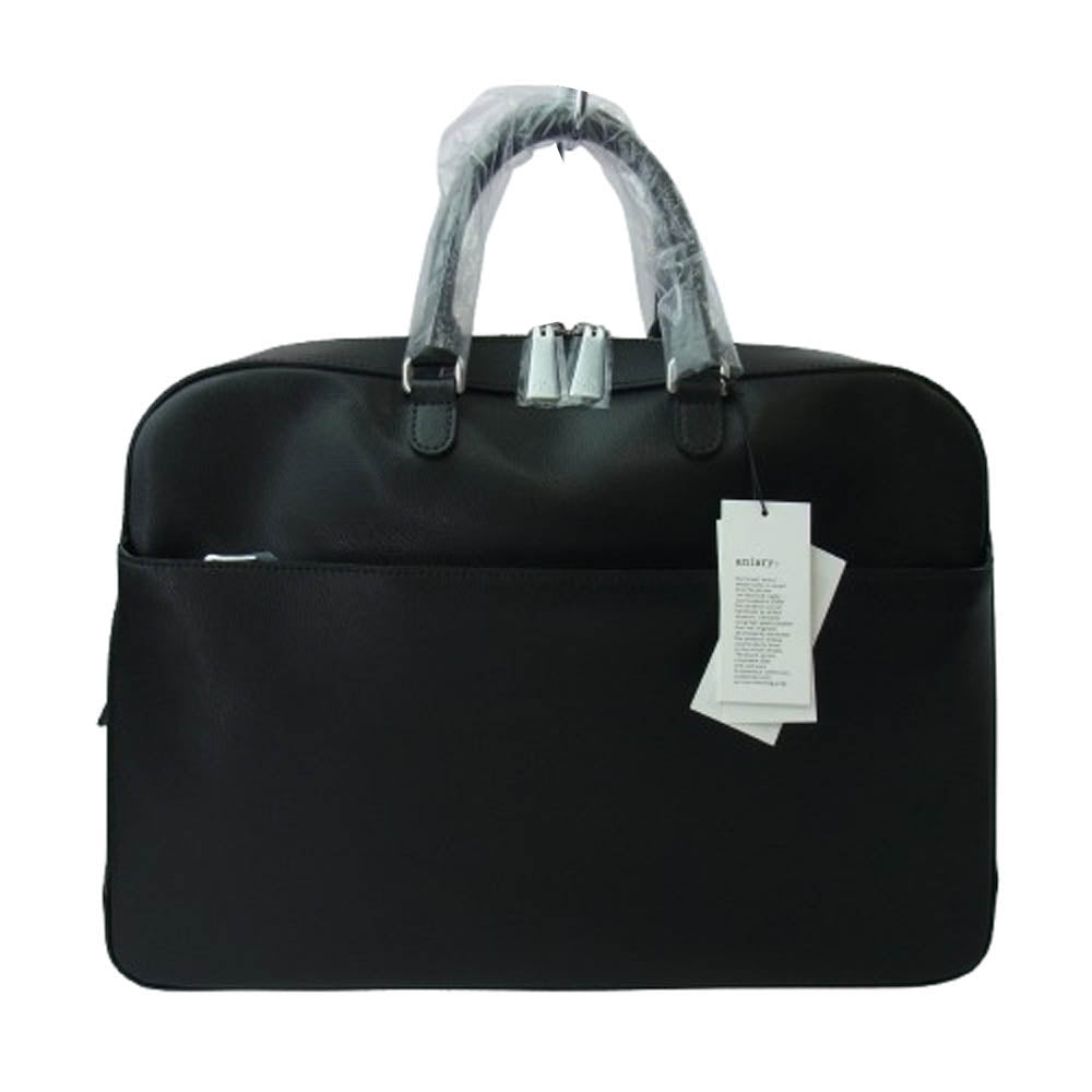 アニアリ 33-01000 S-Film Leather エスフィルムレザー ブリーフバッグ ブラック系【極上美品】【中古】