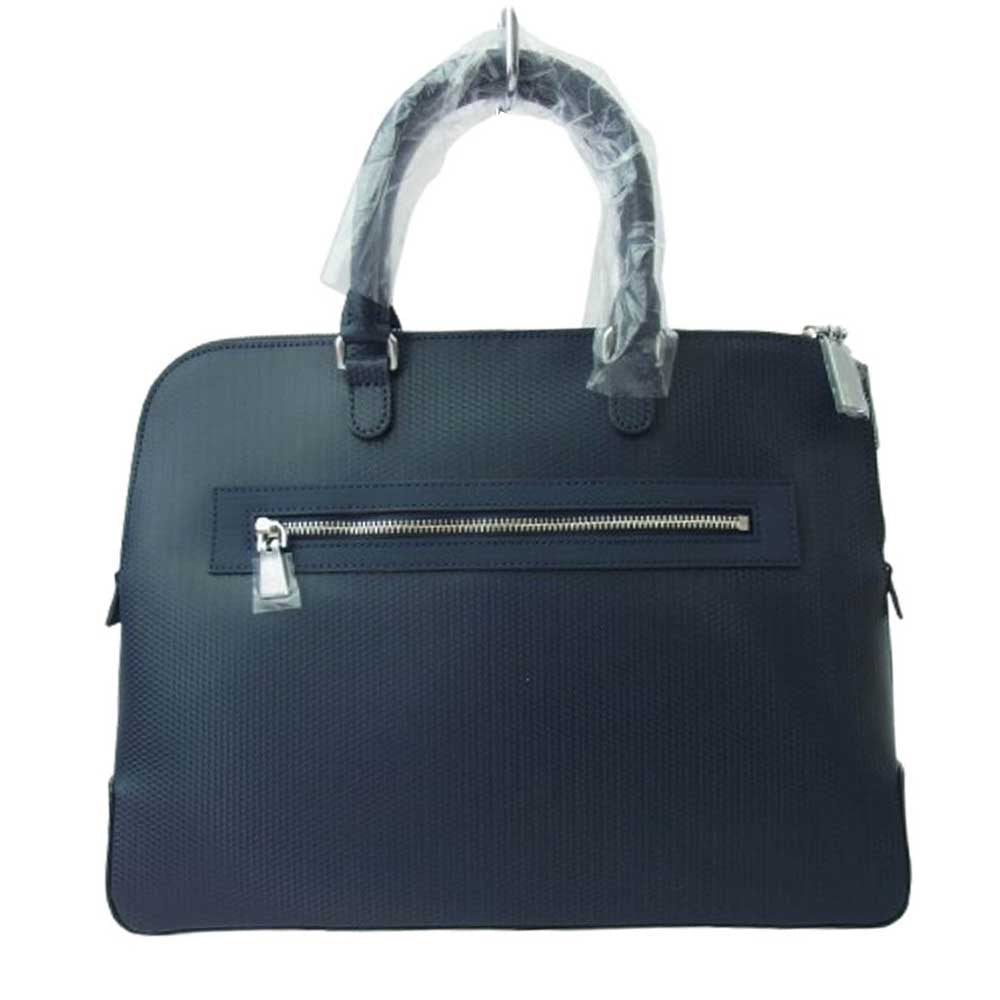 aniary アニアリ 34-01000 G-Film Leather ジーフィルムレザー ブリーフバッグ ネイビー系【極上美品】【中古】