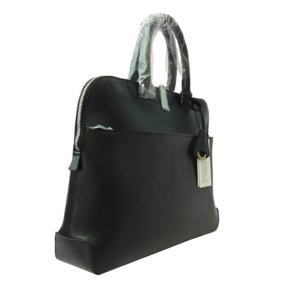 aniary アニアリ 33-01001 S-Film Leather エスフィルムレザー ブリーフバッグ ブラック系【極上美品】【中古】
