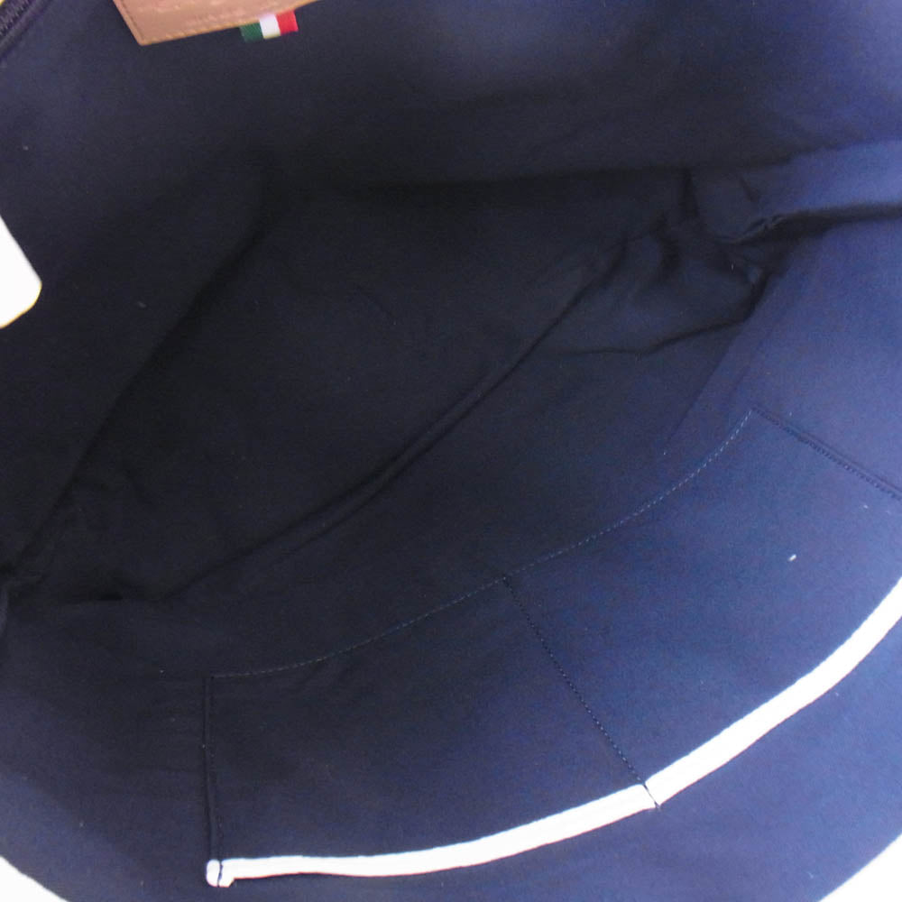 銀座オサダ レザー トート ハンド バッグ ホワイト系【中古】