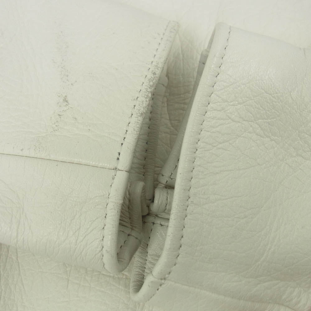 ADDICT CLOTHES アディクトクローズ ad-04 DEERSKIN RESISTANCE JACKET ディアスキン レザー ライダース ジャケット ホワイト系 46【中古】