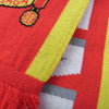 BALENCIAGA バレンシアガ 724010 484B0 × ADIDAS SOCCER SCARF アディダス フリンジ サッカー スカーフ マフラー ストール レッド系【新古品】【未使用】【中古】