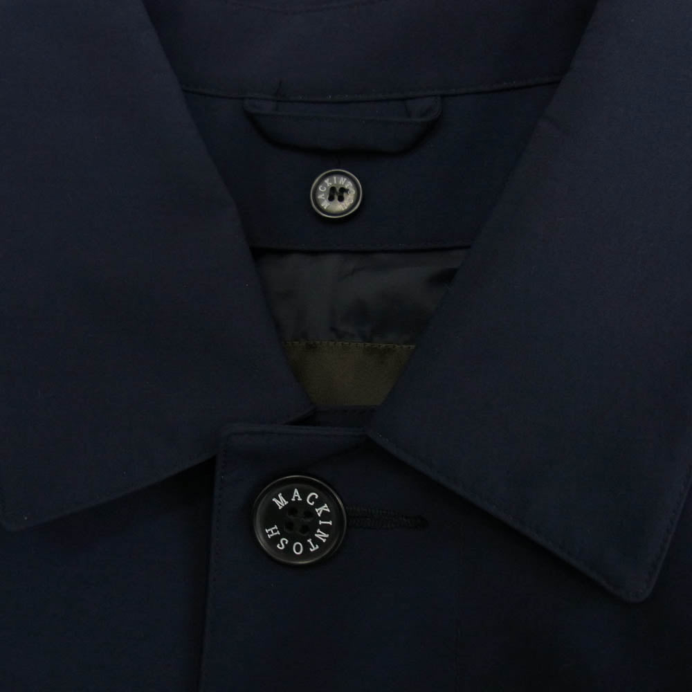 Mackintosh マッキントッシュ G1A65-610-28 DUNKELD ダンケルド ステンカラー コート ライナー付き ネイビー系 40【中古】