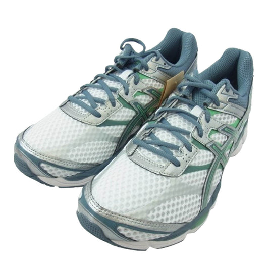asics アシックス 1203a733-100 SPORTSTYLE GEL-CUMULUS 16 アシックス スポーツスタイル ゲル キュムラス 16 ローカット スニーカー ホワイト系 グリーン系 28.5cm【極上美品】【中古】