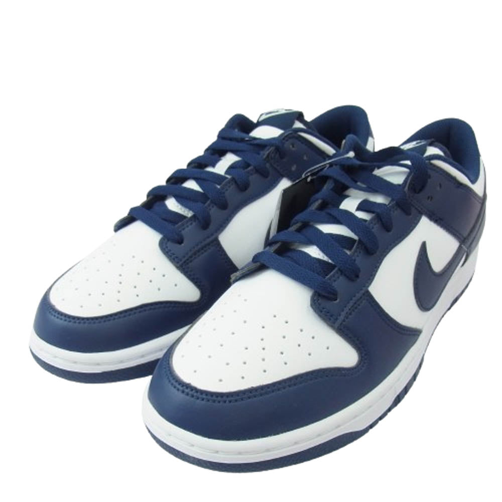 NIKE ナイキ HF5441-107 DUNK LOW RETRO ダンク ロー レトロ スニーカー ホワイト系 ネイビー系 28.5cm【極上美品】【中古】