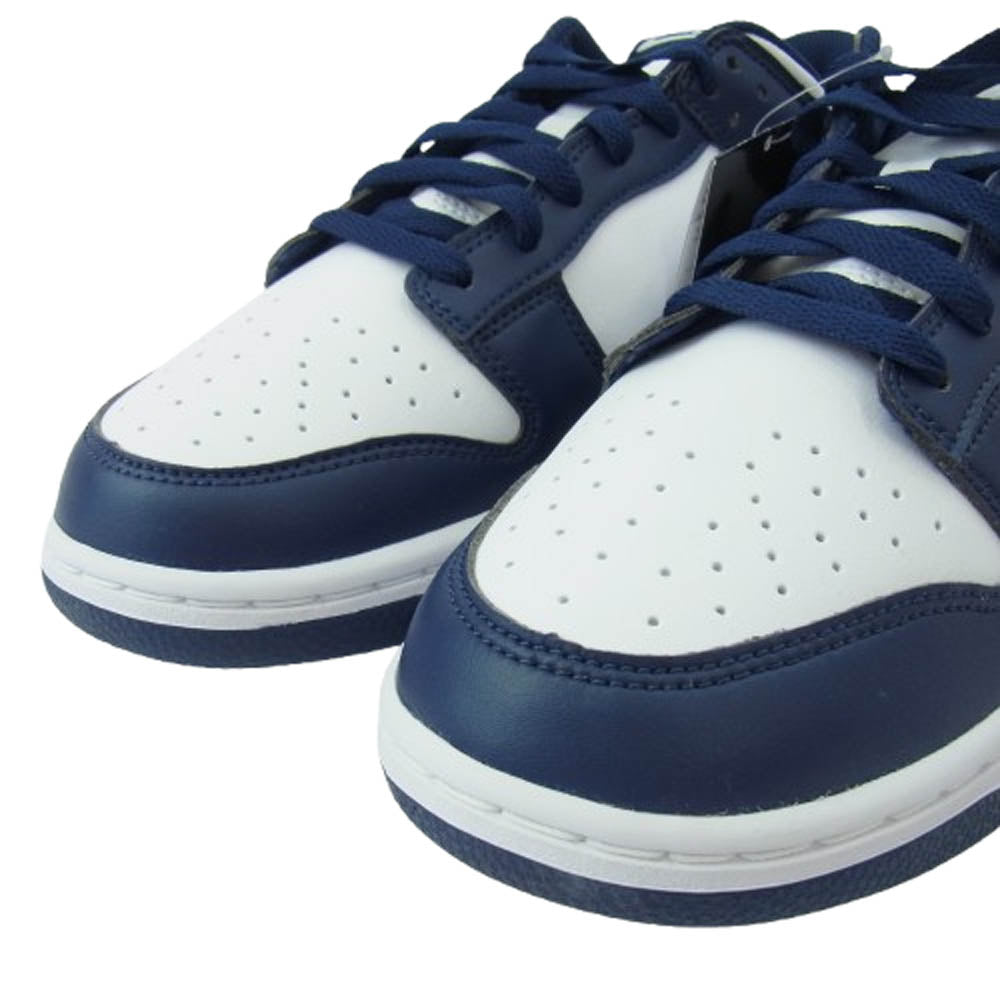 NIKE ナイキ HF5441-107 DUNK LOW RETRO ダンク ロー レトロ スニーカー ホワイト系 ネイビー系 28.5cm【極上美品】【中古】