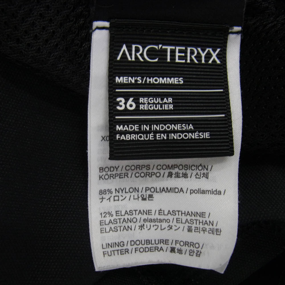 ARC'TERYX アークテリクス X000007414 GAMMA JOGGER ガンマ ジョガー パンツ ブラック系 36【中古】