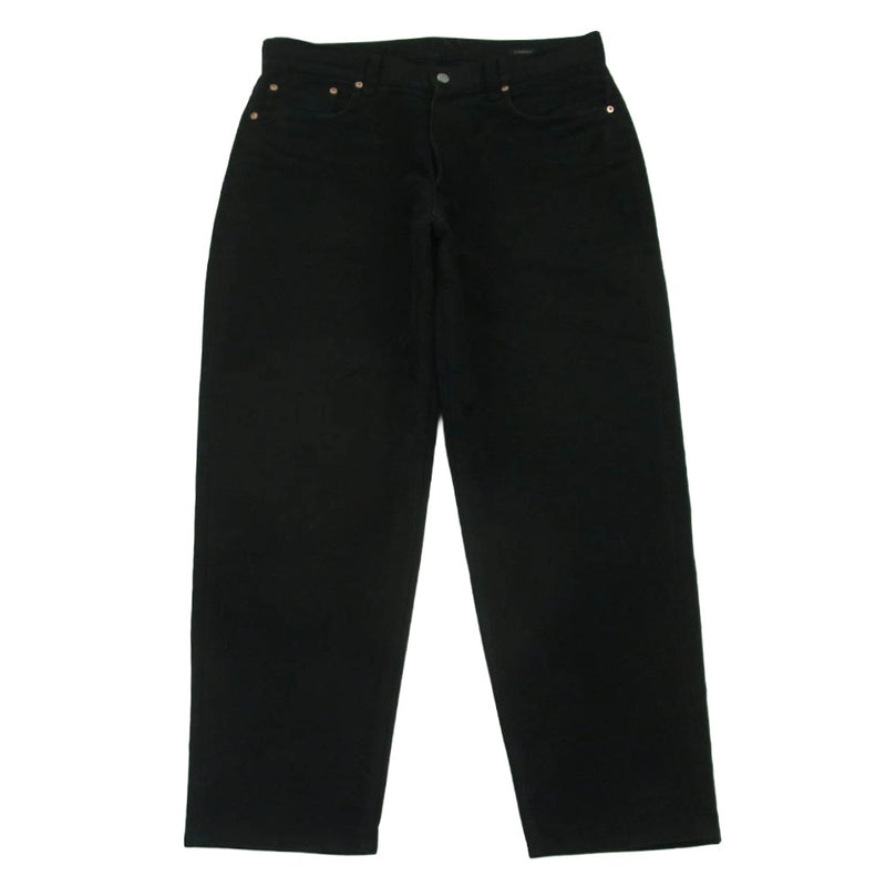 COMOLI コモリ 23AW Y03-03018 モールスキン 5P パンツ テーパード パンツ コットン 日本製 ブラック系 3【中古】