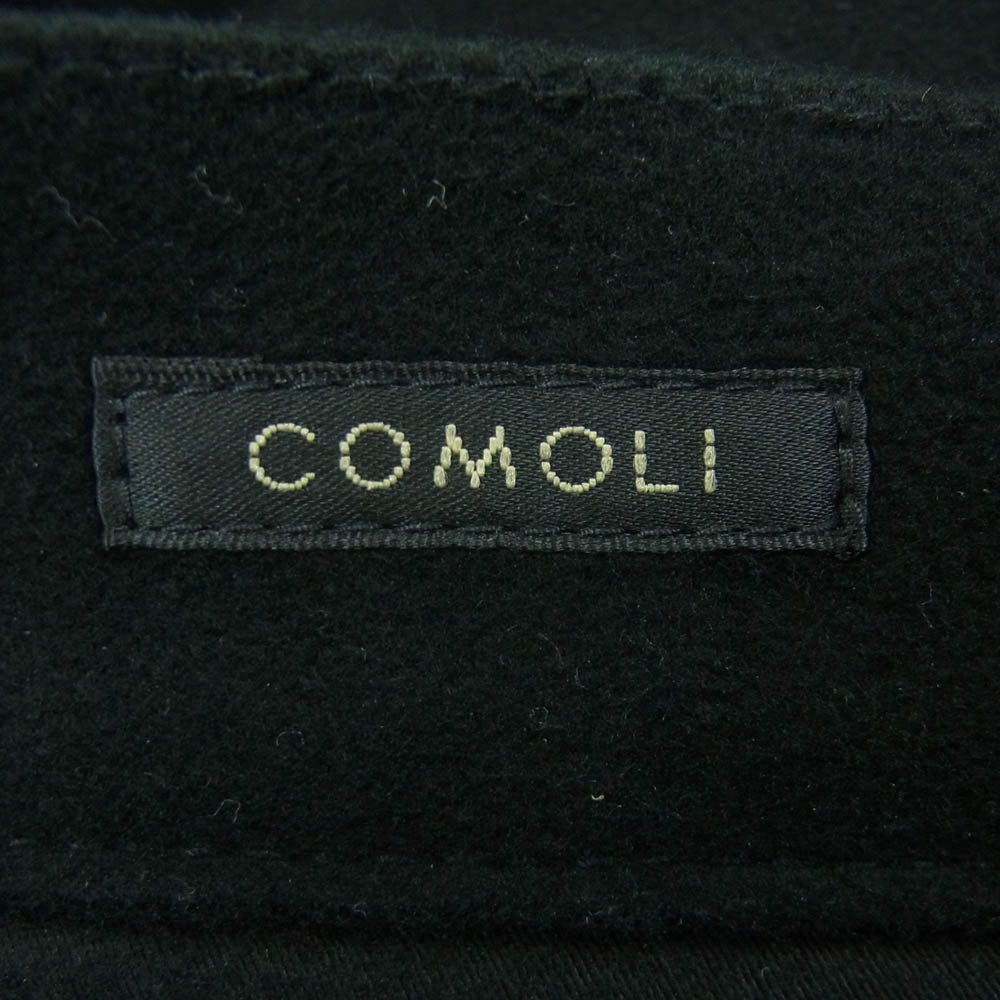 COMOLI コモリ 23AW Y03-03018 モールスキン 5P パンツ テーパード パンツ コットン 日本製 ブラック系 3【中古】