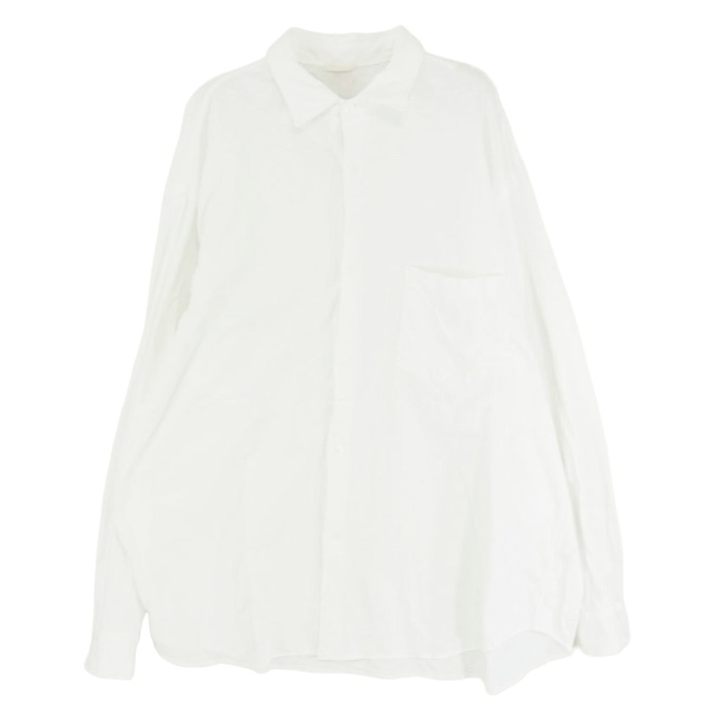 COMOLI コモリ 25SS B01-05040 ジャージ コモリシャツ 長袖シャツ ホワイト ホワイト系 2【中古】